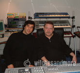 Klaus und Produzent Jürgen Westpfahl im Sudio Uslar